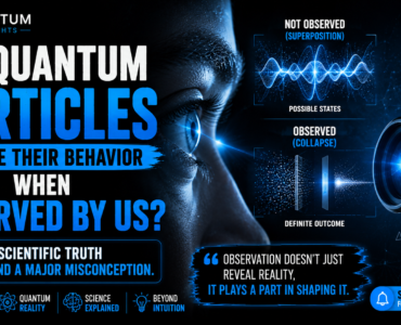 Do quantum particles change their behavior when observed by us? The scientific truth behind a major misconception.
