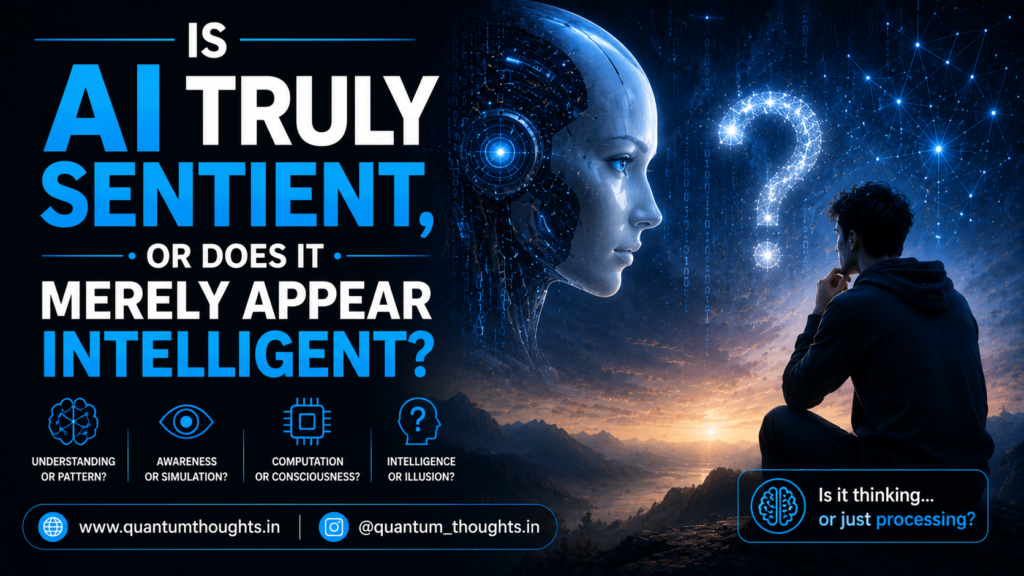 Is AI truly sentient or does it merely appear intelligent