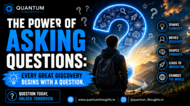 The power of asking questions: Every great discovery begins with a question.