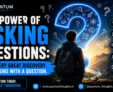 The power of asking questions: Every great discovery begins with a question.