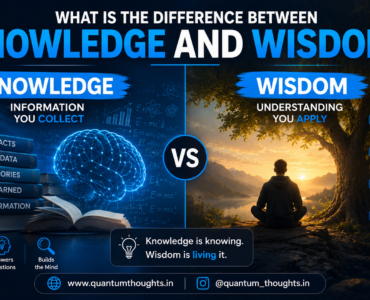 What is the difference between knowledge and wisdom?