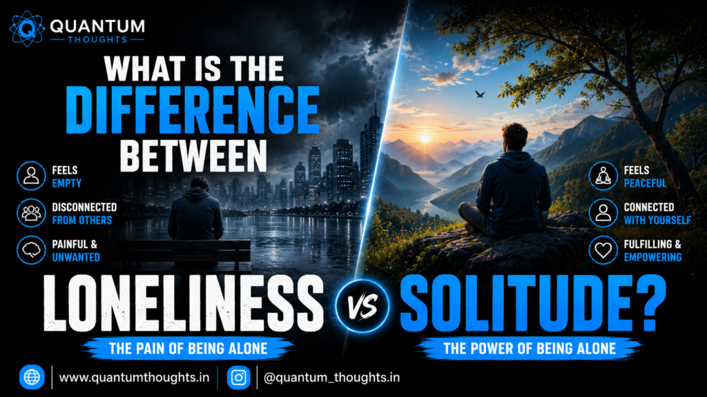 What is the difference between loneliness and solitude?