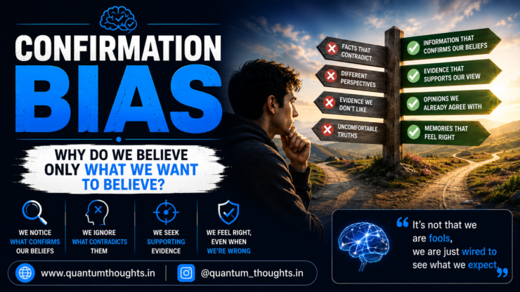Confirmation Bias: Why do we believe only what we want to believe?