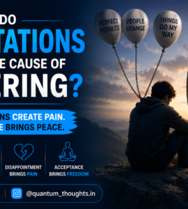 Why do expectations become the cause of suffering