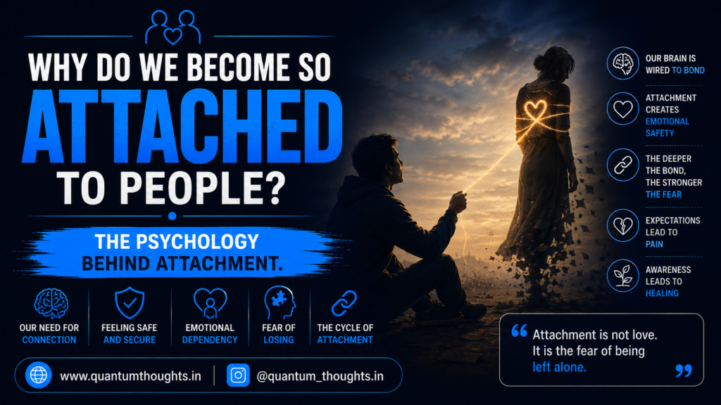 Why do we become so attached to people? – The psychology behind attachment.