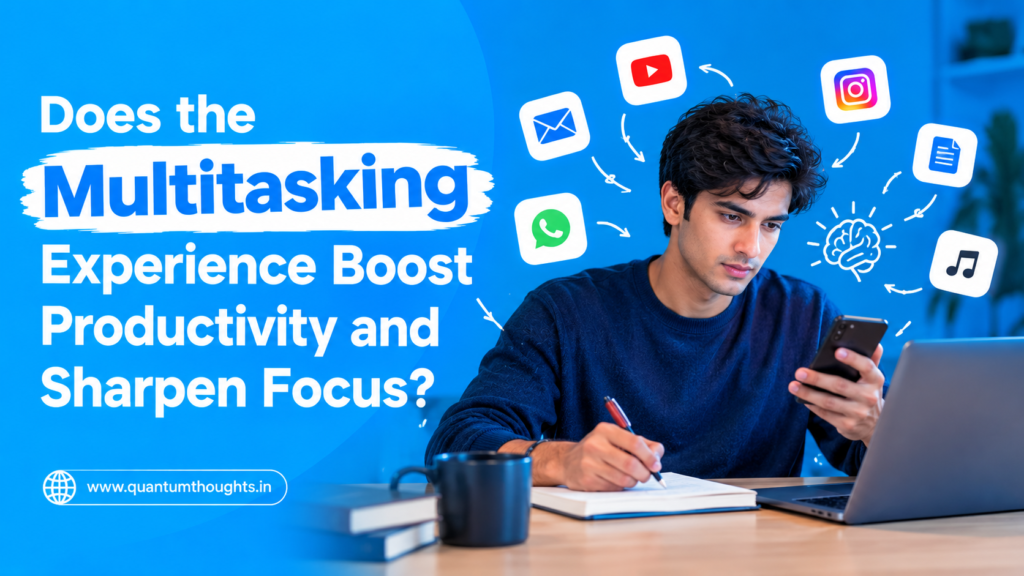 Does the multitasking experience boost productivity and sharpen focus?