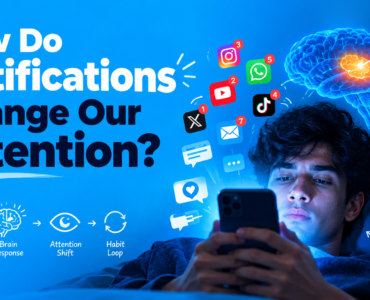 How do notifications change our attention?